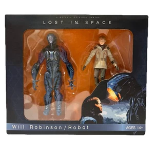 Netflix LOST IN SPACE 2er Pack Actionfiguren - Will Robinson und Roboter beschädigt - Bild 1 von 9
