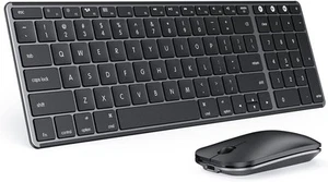 Wireless Bluetooth Keyboard and Mouse for Mac, Multi-Device Space Gray - Picture 1 of 7