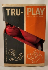 Vintage Tru-Play rote Boxhandschuhe im Originalkarton - Kinder 10 oz. - Bild 1 von 24