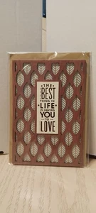 Hallmark - Birthday Card - Partner - 7" x 4.5" - Wood Look - Picture 1 of 2