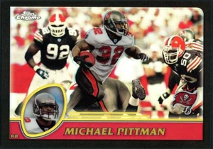 2003 Topps Chrome Michael Pittman Black Refractor #/599 Card #110 - Imagen 1 de 5
