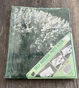 Vintage Sealed Photo Album 20 Pages Self Adhesive Spring Tree Scene - Picture 1 of 6