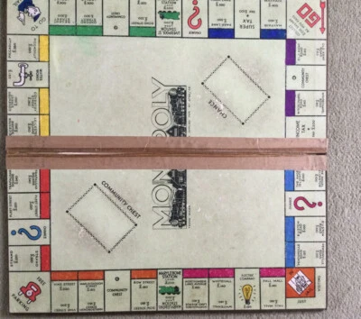 VINTAGE Early Edition MONOPOLY, Small. Vintage Box & Board, Metal Tokens. - Image 1 of 4