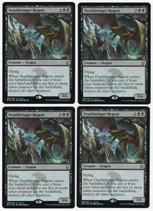 Deathbringer Regent x4 4x 2015 Prerelease Promo PLAYSET FOIL Creature MTG NM AZ1 - Bild 1 von 2