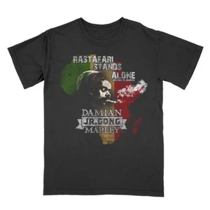 DAMIAN MARLEY - Rastafari Stands Alone - T-shirt - NEW - LARGE ONLY - Picture 1 of 1