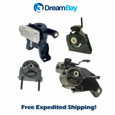 2009-2013 for Toyota Matrix 2.4L AWD Engine Motor & Transmission Mount Set 4PCS - Image 1 of 4