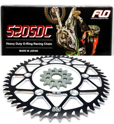 Kit combinado de piñón de cadena de motocross dorado anillo tórico Yamaha YZ450F 50/13T Foto 1 de 4