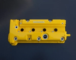 Honda K24 K20 K-SERIES type r civic rsx valve cover powder coated Spoon Yellow - Picture 1 of 13
