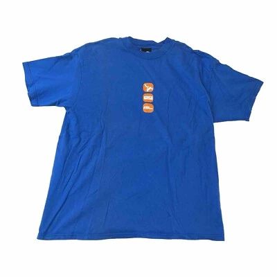 复古 No Fear 衬衫成人 XL 蓝色越野衬衫男式 22.5x29.5 — 第 1/4 张图片