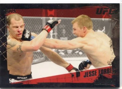 2010 TOPPS UFC SERIES 4 THICK SILVER #133/188 PARALLEL JESSE FORBES #125 - Image 1 of 2