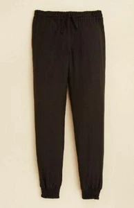 Vince Girls' Tuxedo Stripe Pants, Black, Size 4 - Picture 1 of 2