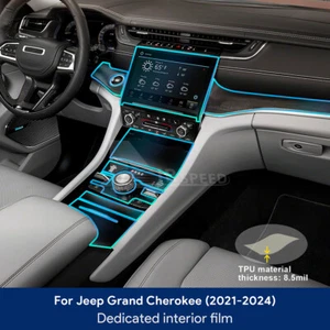 Fit For Jeep Grand Cherokee 21-24 Car Interior Precut Paint Protection Film PPF - Picture 1 of 13