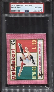 1979 Panini Calciatori Soccer Paper Pack PSA 8 *675 Maradona Rookie Sticker Year - Picture 1 of 4