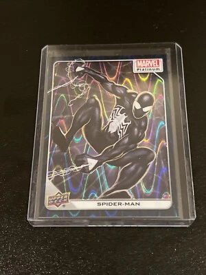 Upper Deck Marvel Platinum TEAL WAVE SPIDERMAN /799 - Image 1 of 2