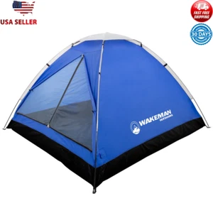 2-Person Dome Camping Tent Water Resistant 7“ X5“ Lightweight Bag Removable - Picture 1 of 6