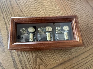 Reuge Sainte Croix Triple Cylinder Music Box 1960's EJB Switzerland 3 Tunes - Picture 1 of 9