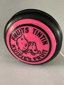 YOYO YO-YO Rosa/Negro FRUITS TINTIN TIN TIN HERGE Milu tin-tin Hadock Tornasol - Imagen 1 de 2