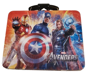 Marvel Avengers Metal Lunchbox Iron Man, Captain America, Thor - Picture 1 of 15