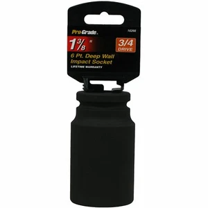 Pro-Grade 16266 3/4-Inch Drive 6 Point Deep Wall 1-3/8-Inch Impact Socket - Picture 1 of 1