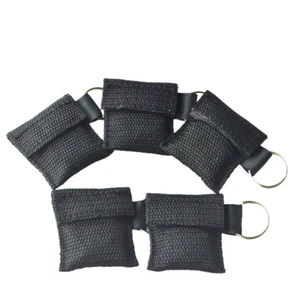10 PIEZAS CPR PROTECTOR FACIAL VÁLVULA UNIDIRECCIONAL LLAVERO BOLSA MÁSCARA CPR - Imagen 1 de 7