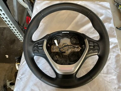 BMW 428XI 335I F36 F30 OEM FRONT LEFT SPORT LEATHER STEERIN WHEEL BLACK SWITCH - Image 1 of 4