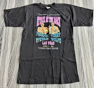 Vintage 90's George Foreman Gerry T Shirt Attack At The Mack L Hip Hop Rap - Picture 1 of 8