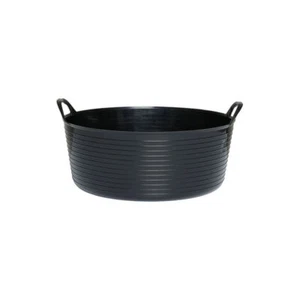 Horse Guard niedriger Futtereimer, schwarz - 16 Liter Eimer Pferd Futterschale - Bild 1 von 1