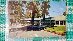 VINTAGE POST CARD LAKESIDE RESORT MOTEL STATELINE CALIFORNIA - Picture 1 of 12