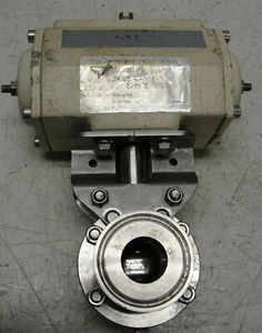 El-O-Matic 1,5" Stellantrieb Absperrklappe Tri-Clamp GEBRAUCHT ESA-25-4/A - Bild 1 von 8