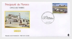 monaco 2023 race cars sport formula BRAWN GP 001 honda mercedes 1v FDC PJ - Picture 1 of 1