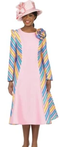 Giovanna dresses for women Size 16 Color Pink Multi - Picture 1 of 2