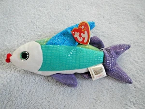PROPELLER -  FLYING FISH  - TY BEANIE BABY -  AUGUST 8 BIRTHDAY - PRETTY COLORS - Bild 1 von 11