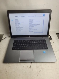 HP EliteBook 850 G1 w/i7-4600U, 8GB RAM, 15.6" Laptop for Parts #1873 - Picture 1 of 9