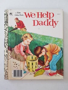 Little Golden Book - We Help Daddy 1985 HC - Picture 1 of 6