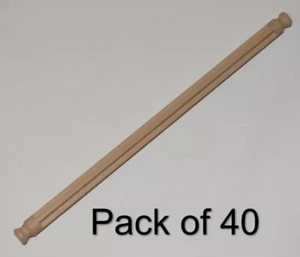 (40) Lotto di pezzi parti standard K'nex marrone chiaro rigido 5-1/8" 128 mm lunghe e sfuse standard - Foto 1 di 2
