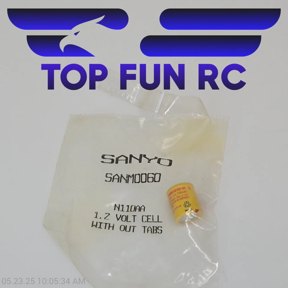 Sanyo RC SANM0060 1.2V Cell w/ Out Tabs - Image 1 of 1