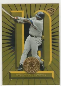 1997 Leaf - 22 Karat Gold Leaf Stars #15 Tony Gwynn 0068/2500 Pack Fresh - Picture 1 of 2