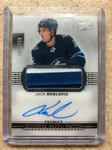 17-18 UD Premier Rookies Auto Patch #AR-JR RC JACK ROSLOVIC /299 - Picture 1 of 1