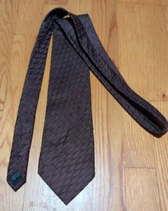 Stafford 100% Silk Brown Tie Mens - Picture 1 of 6