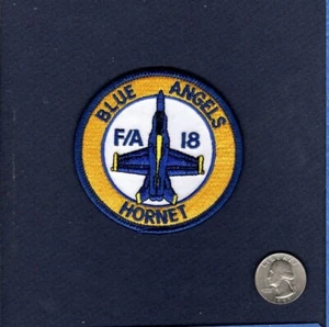 BLUE ANGELS US Navy Flight Demonstration Team F-18 HORNET Squadron Bullet Patch - Picture 1 of 1