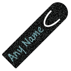 PERSONALISED SPACE NAME PRINT BOOKMARK ALUMINIUM PAGE HOLDER READING GIFT - Bild 1 von 4
