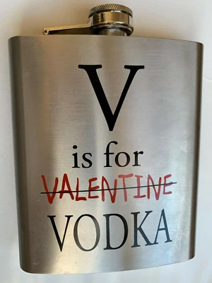 金属瓶 - V 适用于情人节伏特加 - 瓶金属 — 第 1/4 张图片