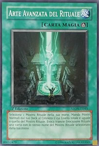 Carta YUGIOH-Arte Avanzata del Rituale-STON-IT045-ITA-Good-Common - Imagen 1 de 1