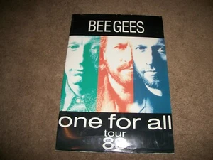 The Bee Gees "One For All" Tourbuch 1989 ~ Hill Shorter Ltd. - Bild 1 von 5