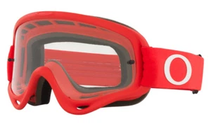 Gafas cruzadas OAKLEY - Lentes rojas/transparentes para moto gafas de enduro motocross quad - Imagen 1 de 4