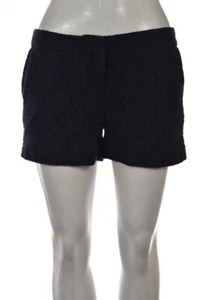 Cynthia Rowley Womens Shorts Size 4 Navy Blue Floral Lace Casual Cotton - Picture 1 of 4