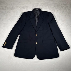 Vintage L.L. Bean Blazer Herren Größe 42T Blau Goldene Knöpfe 2-Knopf Sport Mantel EU - Bild 1 von 13