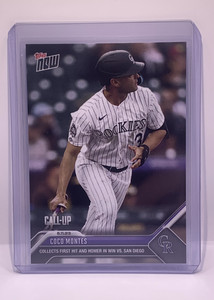 COCO MONTES Rookie Card 2023 Topps Now #427 Colorado Rockies PR: 573 Call-Up 📈