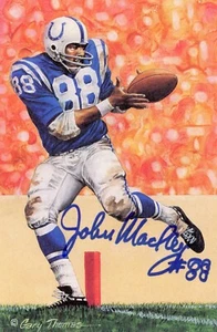 John Mackey JSA Kaka signiert HOF Ziellinie Kunstkarte GLAC Autogramm - Bild 1 von 3
