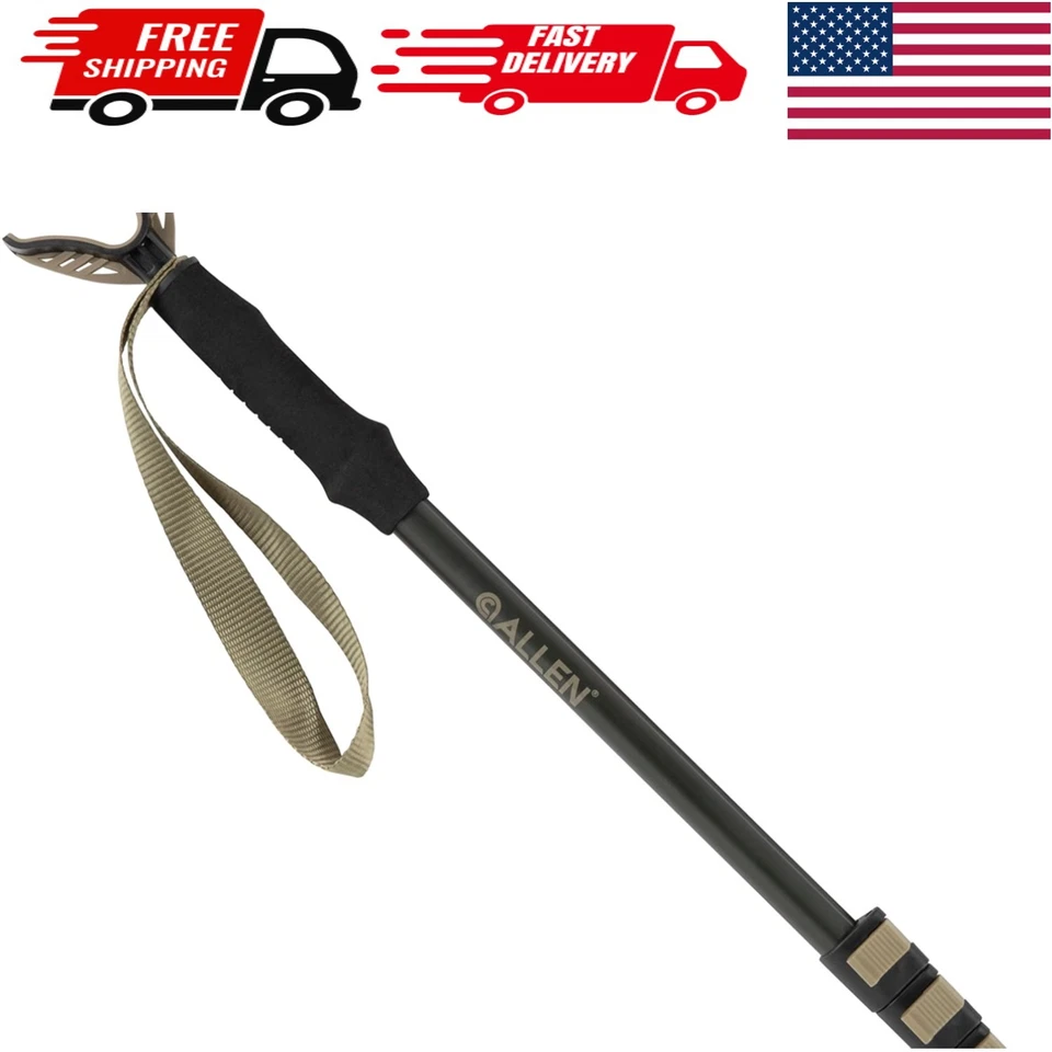 Bastão de tiro monopé ajustável - descanso de arma de alumínio leve e suporte para câmera - Imagem 1 de 4